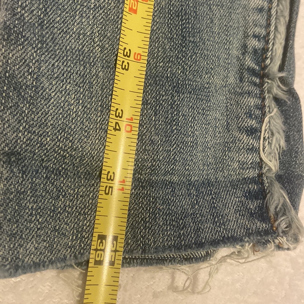 BLANK NYC Size 26 Skinny Distressed Cropped Blue Jeans - Picture 6 of 13